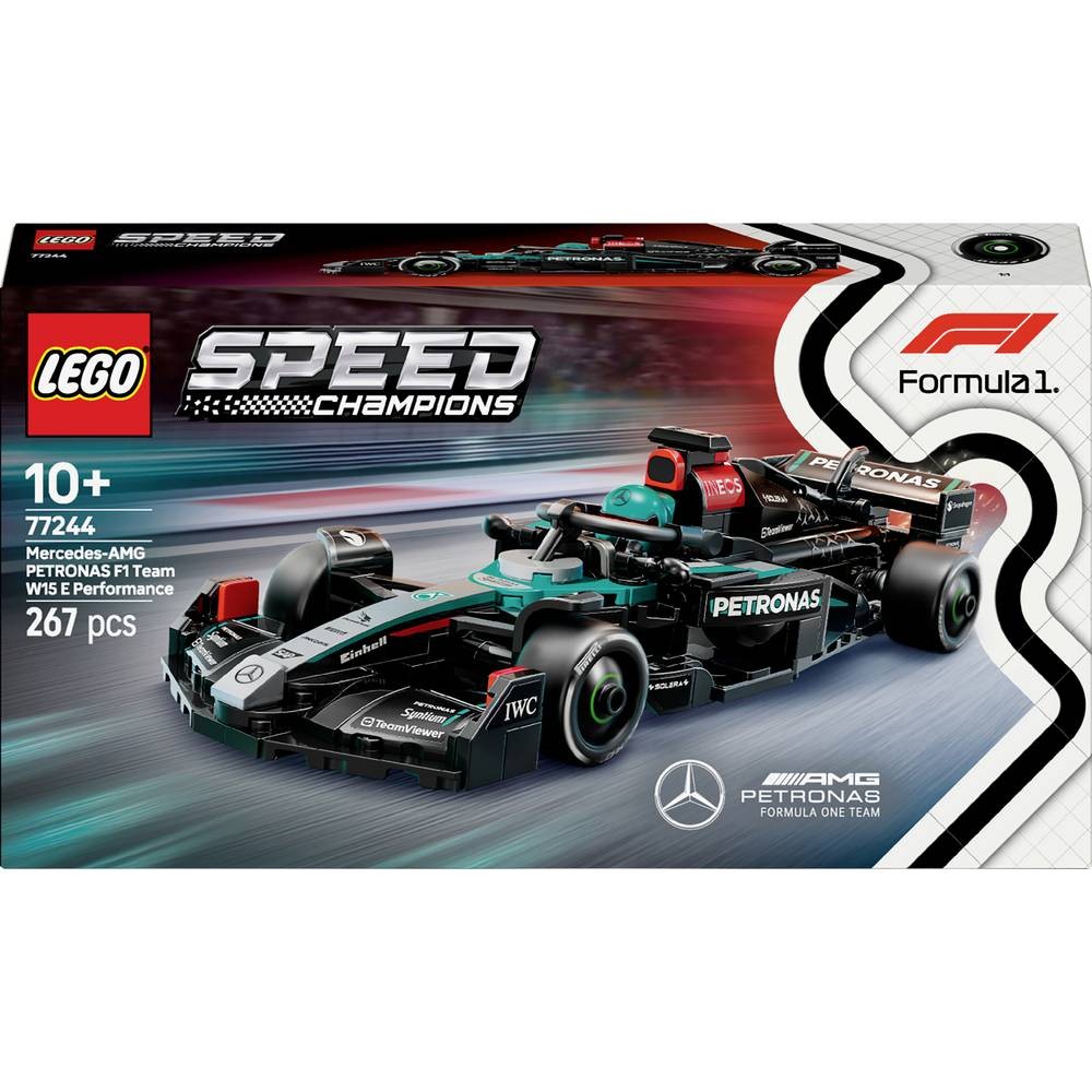 Voiture LEGO Mercedes-AMG F1 W15 77244 avec Aérodynamisme Réaliste