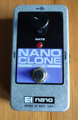 Electro Harmonix Nano Clone Chorus Pedal für E-Gitarre made in USA