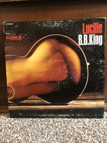 1968 B.B. KING LP LUCILLE Bluesway Records BLS-6016 OG 1st PRESS Blue Label RARE - Picture 4 of 12