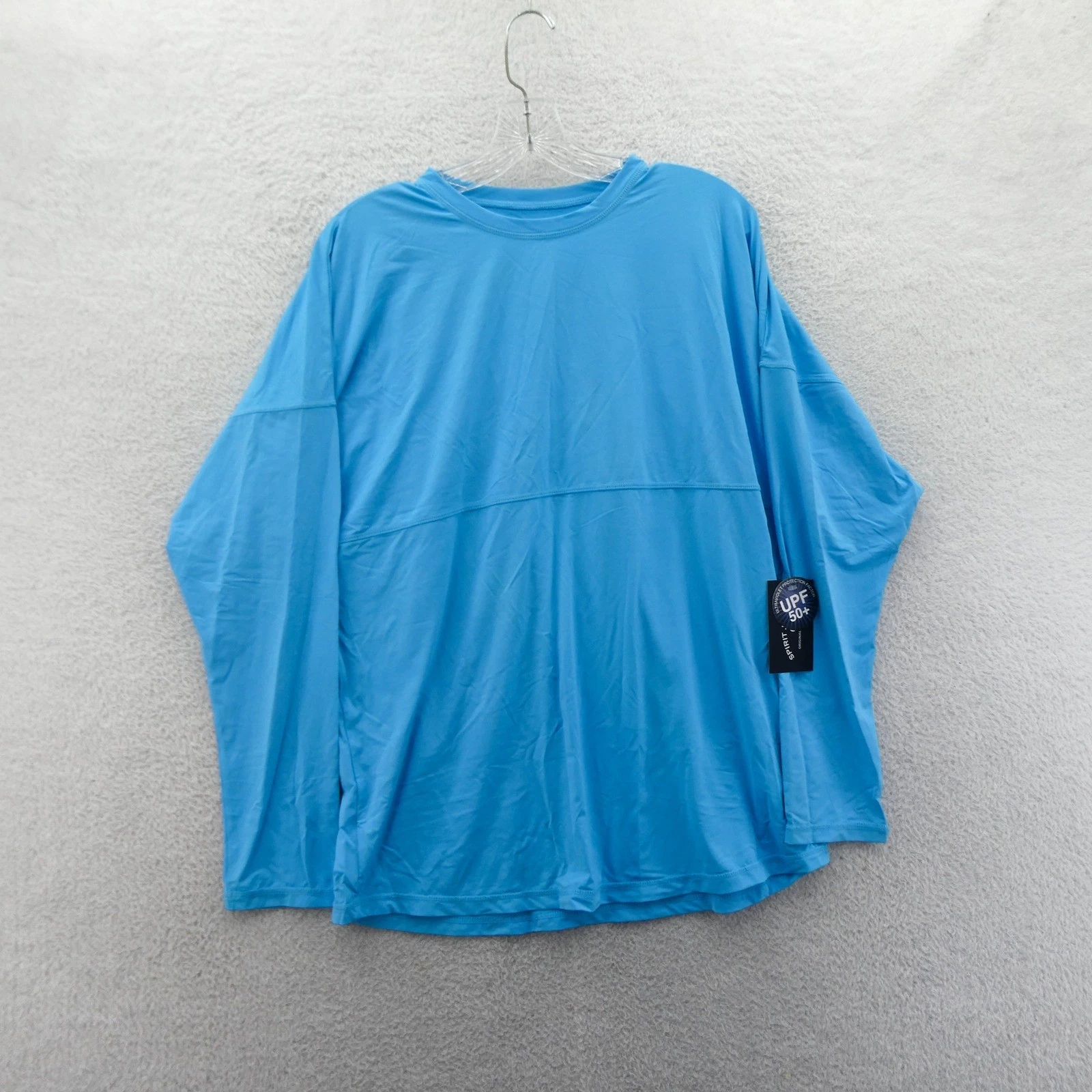 Spirit Jersey Shirt Mens Medium Florida Key West Blue UPF 50+ Long Sleeve Nylon
