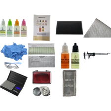 Gold Testing Kit 10k 14k 18k 22k Stone Ring Coin Bar Bullion Jewelry Acid Tester