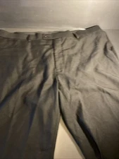 Louis Raphael Rosso Hidden Flex Straight Fit Flat Front Men’s Dress Pants 42/32