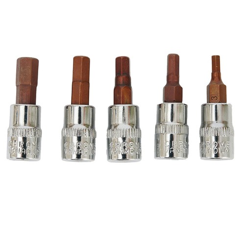 Useful Practical Premium Accessories Bit Socket 1/4 Inch 5PCS Hex Screw - Picture 2 of 12