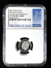 2015 S SILVER roosevelt dime PF70 ULTRA CAMEO FDOI