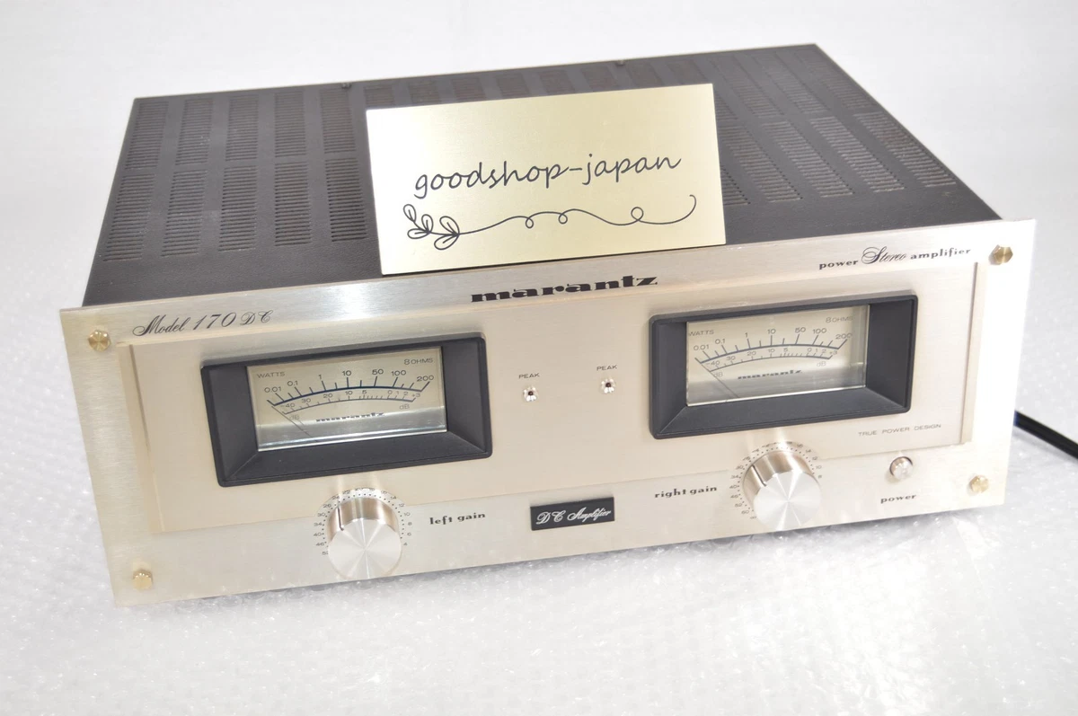 Marantz Model 170DC Stereo Power Amplifier Vintage Tested