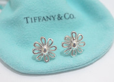 Aretes Tiffany & Co. de plata esterlina Paloma Picasso flor margarita