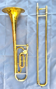 King Model 607 F Trigger Trombone #664686 With Case Parts/Repair