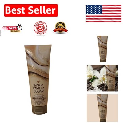 8 Fl Oz Fast Absorbing Warm Vanilla Sugar Shea Body Cream for All Skin Types