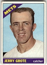 1966 Topps #328 Jerry Grote New York Mets Baseball