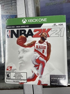XBOX ONE NBA 2K 21 HDR COLLECTORS STEELBOOK EDITION XJS    (A5) Code