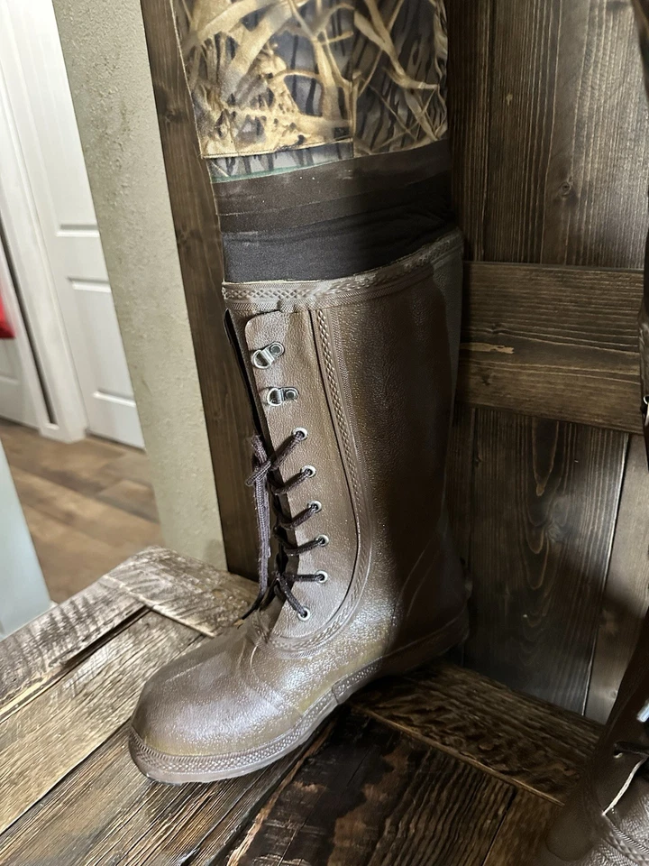 Caza Pesca Camping Vadeadores Talla Mediana 36/30 Botas un Vadeador Fijo Talla 10 Foto 3 de 4