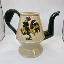 Vintage Metlox Poppytrail Rooster Pitcher Watering Can Style – Read