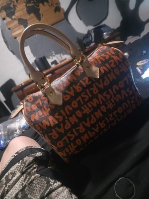 Louis Vuitton Speedy Duffle 40 Brown Leather