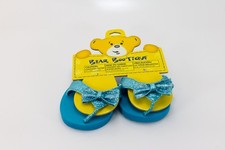Build A Bear Turquoise Flip Flops NWT Aqua Accessory RARE Summer Shoes RETIRED