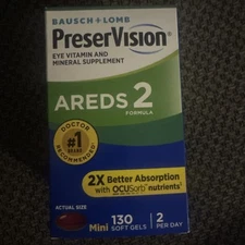 PreserVision AREDS 2 Formula 130 softgels, EXP:07/2026+