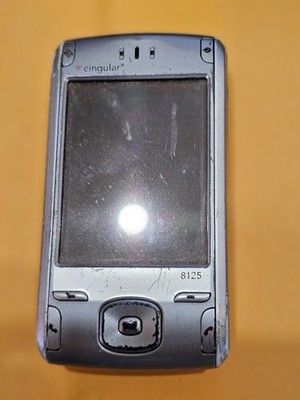 HTC Wizard 8125 WIZA100 - Silver ( Cingular ) Very Rare Windows Mobil Slider