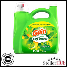Gain Fabric Softener Original Scent 140 fl oz 190 Loads HE Compatible Pack of  1 0.16 per gallon