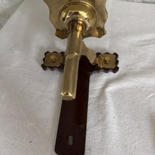 Schatz & Sohne Sliding Brass & Bakelite Clock Wall Bracket