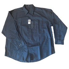 Arrow Men  s Long Sleeve Dress Shirt Size XXL 18-18 1/2