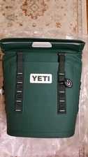 YETI Hopper M12 Backpack Soft Cooler  Color Black Forest Green  NWT