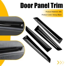 Interior Door Panel Strip Covers Trims 4PCS/SET Fits Honda 2022-25 Civic Durable