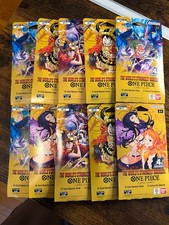 One Piece OP 17 - The World’s Strongest Warriors Sleeved Booster Pack Lot Of 10