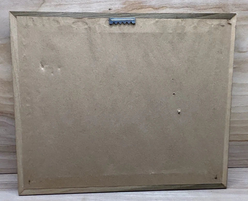 Carl Valente Print English Cottage Swans Double Matted Framed Signed 12 X 10 - Image 4 of 4