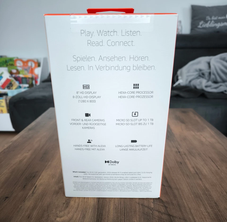 Amazon Fire HD 8 (neuste Generation) – Neu & versiegelt – Top Preis! - Bild 2 von 2