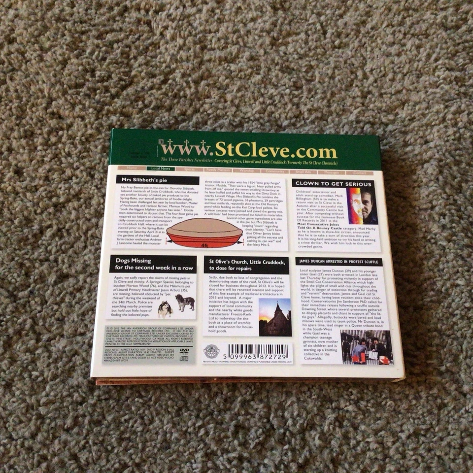 IAN ANDERSON (Jethro Tull) - Taab2: Thick as a Brick 2 CD & DVD - Image 2 of 3