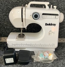 Beldray 12 Stitch Sewing Machine with Foot Pedal and Accessories - Lightly Used