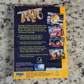 SEGA Tempo Sega Genesis 32X 1995 NTSC Manual Included QSound Audio Platformer