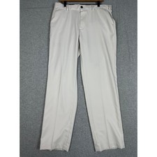 Brooks Brothers Golf Pants Mens 36x32 Beige St Andrews Links Polyester