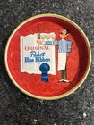 Vintage Original Pabst Blue Ribbon Beer Tray Waiter 13" PBR Milwaukee Sign
