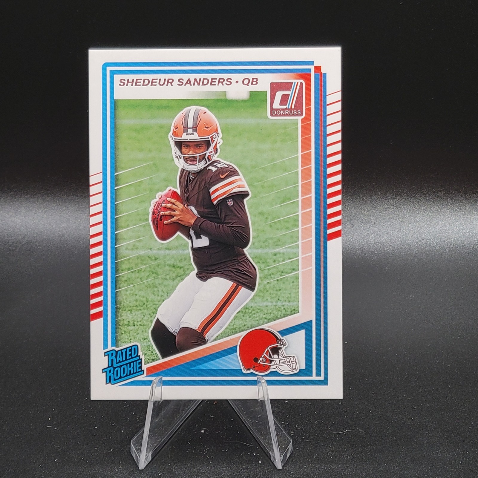 2025 Donruss Football Rated Rookie Shedeur Sanders #306 AQUEOUS TEST SSP