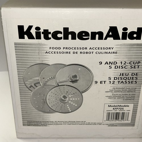 KitchenAid Food Processor 5 Disc Set KFP7DS For 9&12 Cup KFP740 750 ...