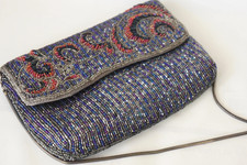 Vintage Beaded Evening Purse Shoulder Bag Crossbody Bag Wedding