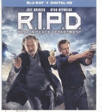 No Disc No Case ORIGINAL COVER ART R. I. P. D. 2015 Blu-ray Cover Jeff Bridges
