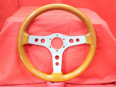 O.B.A. Italian Made ステアリング D1 SPEC 350 O.B.A ITALIAN MODE Oba Steering Wheel Wood 34.5Φ Vintage Item! F/S