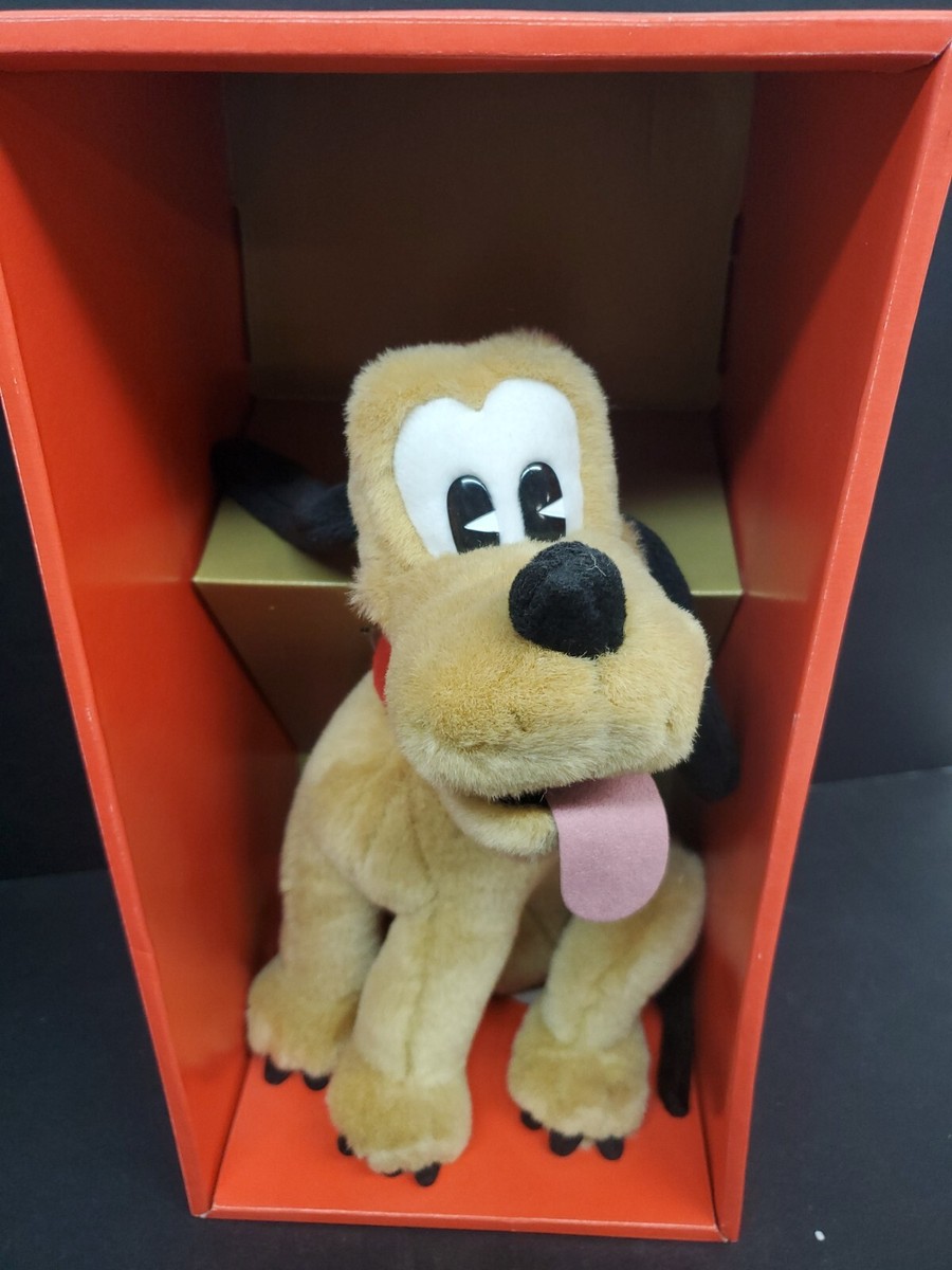 DISNEY ANTIQUE PLUTO by GUND MICKEY & CO vintage toy Plush