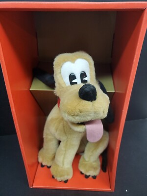 DISNEY ANTIQUE PLUTO by GUND MICKEY & CO vintage toy Plush