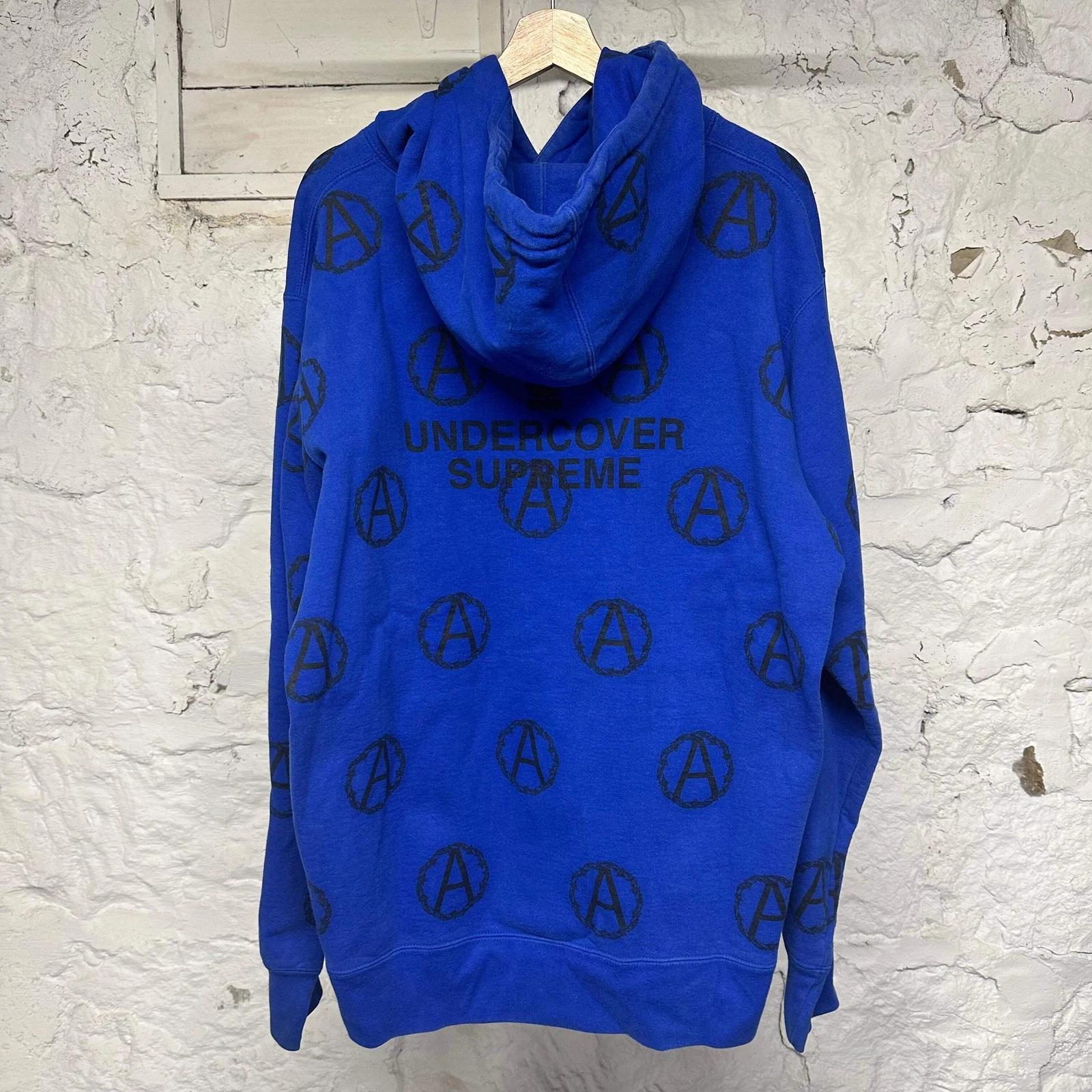Supreme Undercover Anarchy Felpa con Cappuccio Blu XL