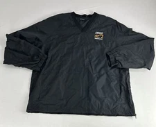 Sport Tek Polyester Black Jenco Construction Men’s Pullover Windbreaker - XL