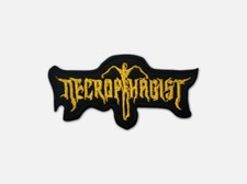 Necrophagist embroidered patch.