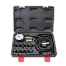 Engine Oil Pressure Test Kit - 0-140 PSI Gauge with Adapters - Diagnose Low O...
