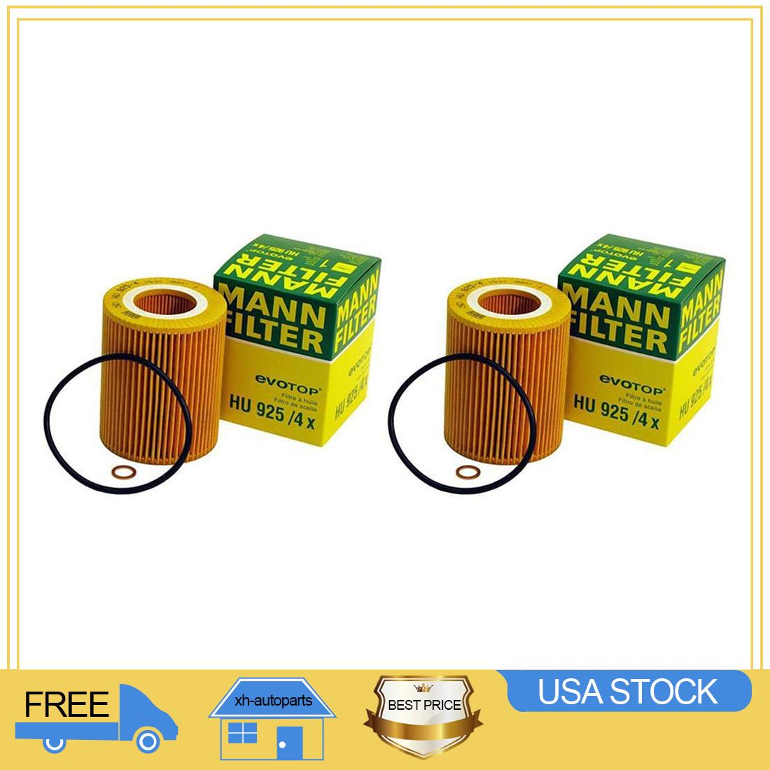 Mann 2pcs Engine Oil Filter Kit Fits 1996 1997 1998 1999 BMW 328is l6 2 ...