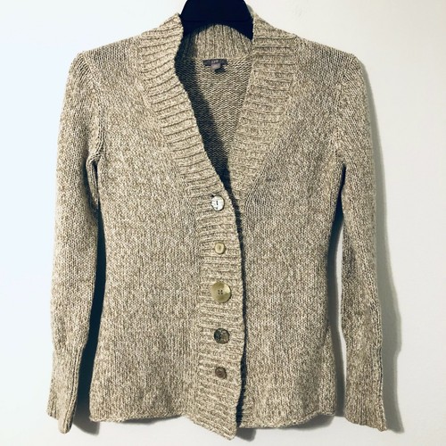 J. Jill Chunky Knit Cardigan Sweater 