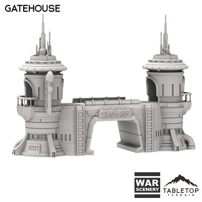 Gatehouse - Futuristic City - Compatible with Star Wars Legion Shatterpoint