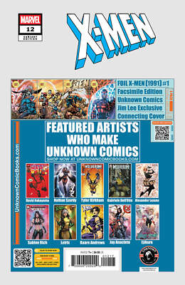 X-Men #12 Unknown Comic Tyler Kirkham Connecting Cover Exclusive X-Men #12 Unknown Comic Tyler Kirkham Connecting Cover Exclusive
