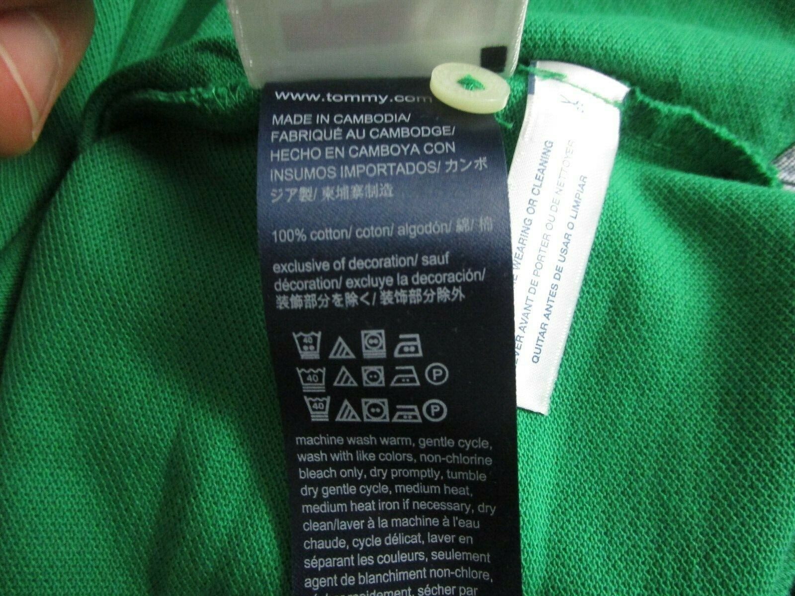 NWT Mens Tommy Hilfiger D1 Polo Short Sleeve S/S Cotton Shirt  