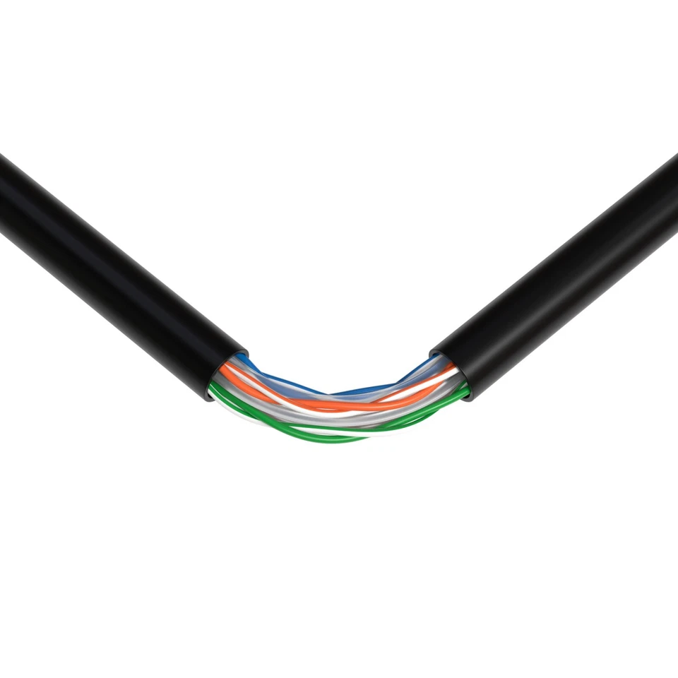 PLENUM 1000ft CAT5e CAT6 UTP CMP Bulk Ethernet Cable Solid Network Wire LAN CAT5 - Image 4 of 4